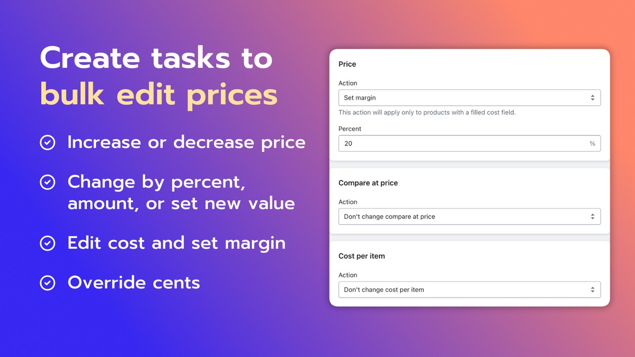 Spocket bulk actions